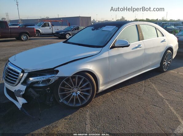 WDDUG8CB0GA211430 2016 MERCEDES-BENZ S-CLASS Белый Передняя левая четверть