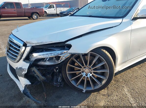 WDDUG8CB0GA211430 2016 MERCEDES-BENZ S-CLASS Белый Вид спереди