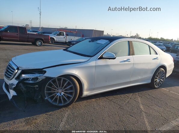 WDDUG8CB0GA211430 2016 MERCEDES-BENZ S-CLASS Белый Панорамный вид салона 360°