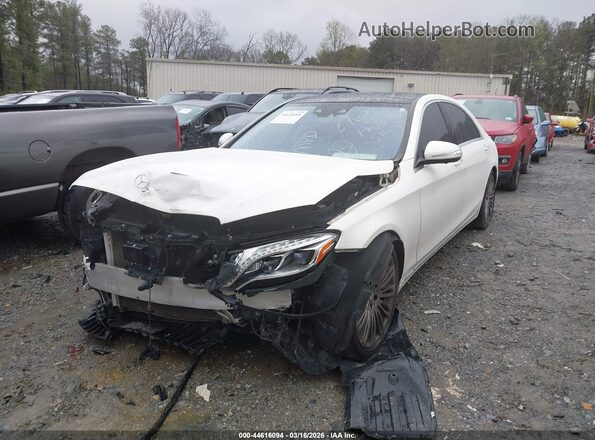 WDDUG8CB5GA276368 2016 MERCEDES-BENZ S-CLASS Белый Передняя левая четверть