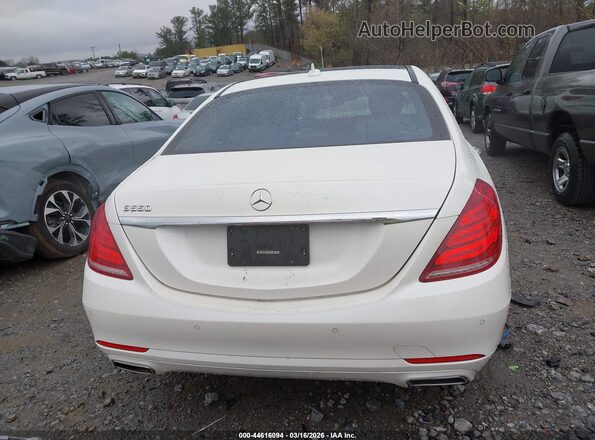 WDDUG8CB5GA276368 2016 MERCEDES-BENZ S-CLASS Белый 