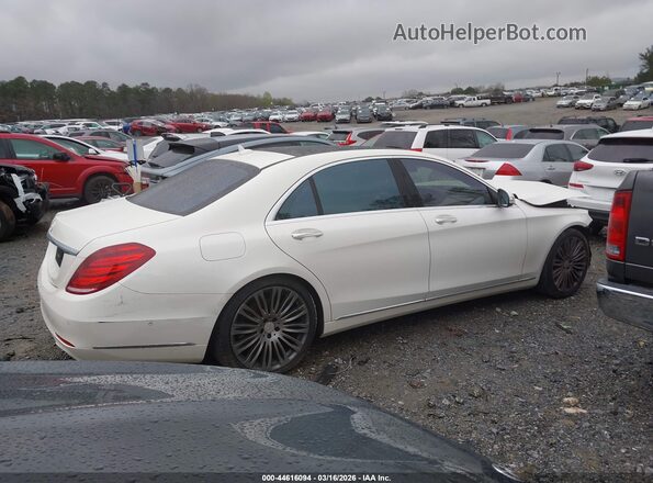 WDDUG8CB5GA276368 2016 MERCEDES-BENZ S-CLASS Белый Вид задней части салона