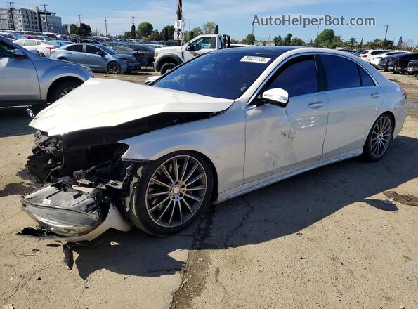 WDDUG8CB6GA241712 2016 MERCEDES-BENZ S White წინა მარცხენა ხედი სამი მეოთხედიდან
