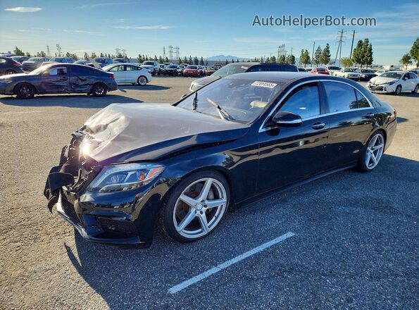 WDDUG8CB6GA253410 2016 MERCEDES-BENZ S Black Przód lewy