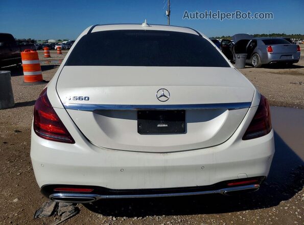 WDDUG8DB5JA414691 2018 MERCEDES-BENZ S White Widok z tyłu