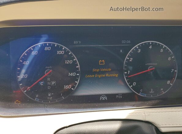 WDDUG8DB5JA414691 2018 MERCEDES-BENZ S White Widok komory silnika