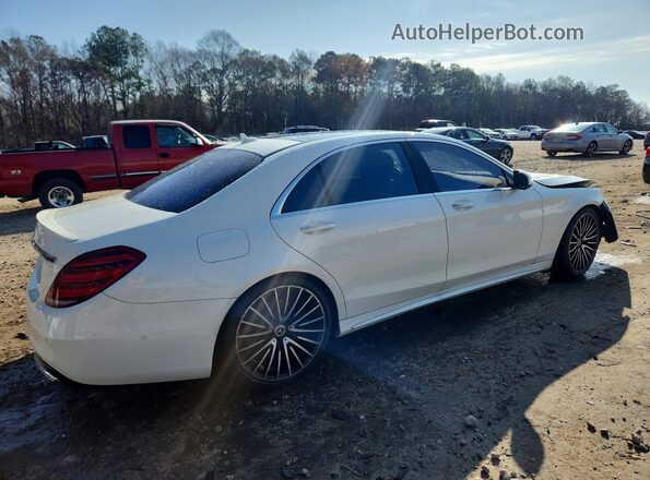 WDDUG8DB5KA468932 2019 MERCEDES-BENZ S Белый Задняя правая четверть