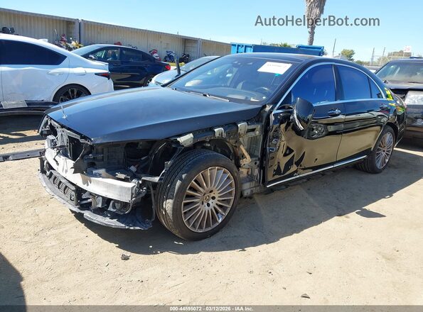 WDDUG8DB7JA422436 2018 MERCEDES-BENZ S-CLASS Black წინა მარცხენა ხედი სამი მეოთხედიდან