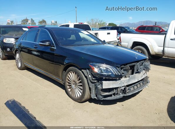 WDDUG8DB7JA422436 2018 MERCEDES-BENZ S-CLASS Black წინა მარჯვენა