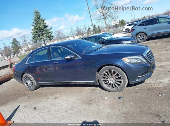 WDDUG8FB0HA314439 2017 MERCEDES-BENZ S-CLASS Синий Вид задней части салона