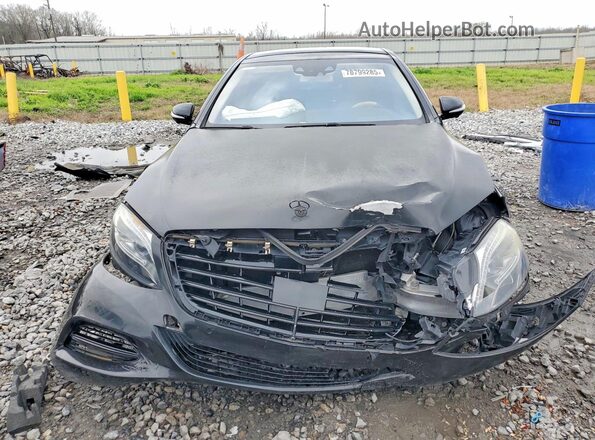 WDDUG8FB1GA204420 2016 MERCEDES-BENZ S Черный Вид спереди