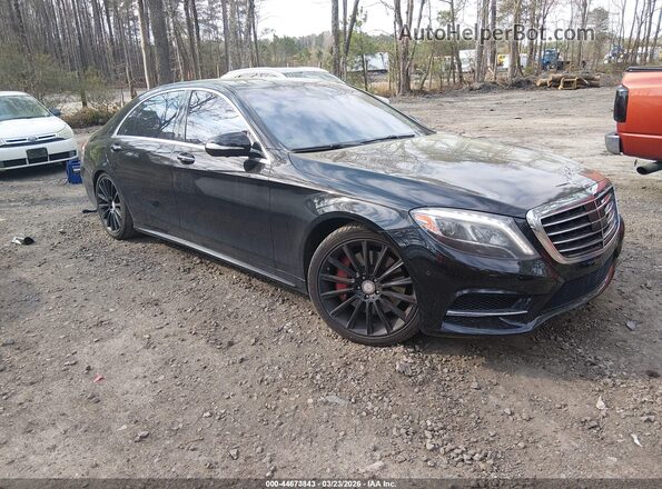WDDUG8FB1GA205860 2016 MERCEDES-BENZ S-CLASS Черный Передняя правая четверть