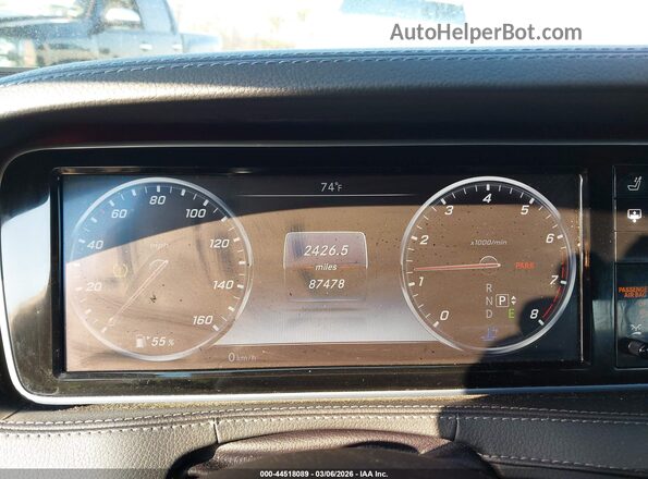 WDDUG8FB4GA253711 2016 MERCEDES-BENZ S-CLASS Черный Вид задних сидений