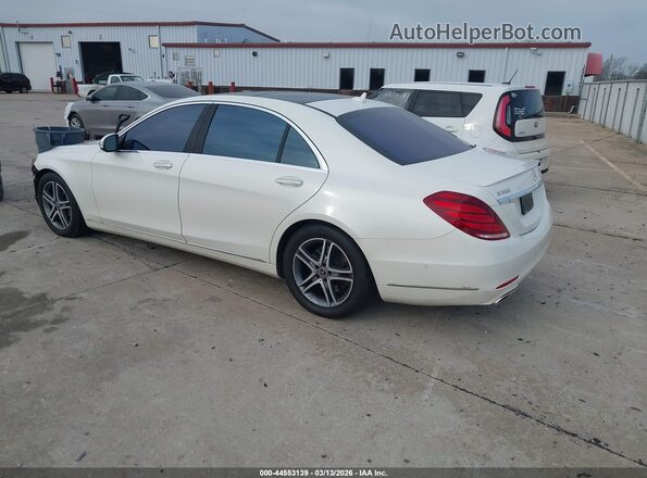 WDDUG8FB5GA209779 2016 MERCEDES-BENZ S-CLASS Белый Задняя левая четверть
