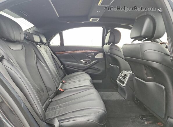 WDDUG8FB6GA203456 2016 MERCEDES-BENZ S Серый Вид задних сидений