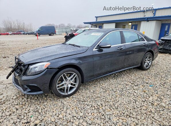 WDDUG8FB6GA203456 2016 MERCEDES-BENZ S Серый Передняя левая четверть