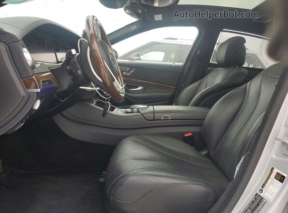 WDDUG8FB6GA229412 2016 MERCEDES-BENZ S Серебряный Вид салона спереди