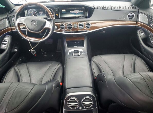 WDDUG8FB6GA229412 2016 MERCEDES-BENZ S Серебряный Вид панели приборов