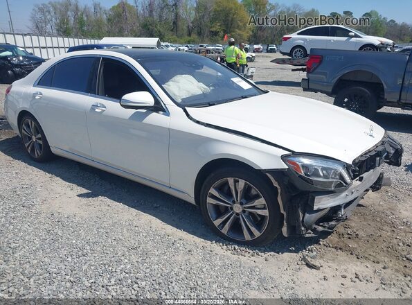 WDDUG8FB9GA227461 2016 MERCEDES-BENZ S-CLASS Белый Передняя правая четверть
