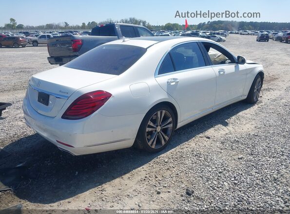 WDDUG8FB9GA227461 2016 MERCEDES-BENZ S-CLASS Белый Задняя правая четверть