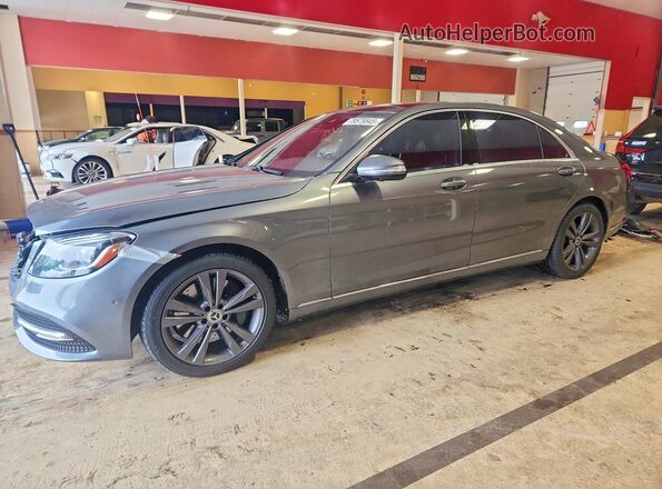 WDDUG8GB5KA455058 2019 MERCEDES-BENZ S Серебряный Передняя левая четверть