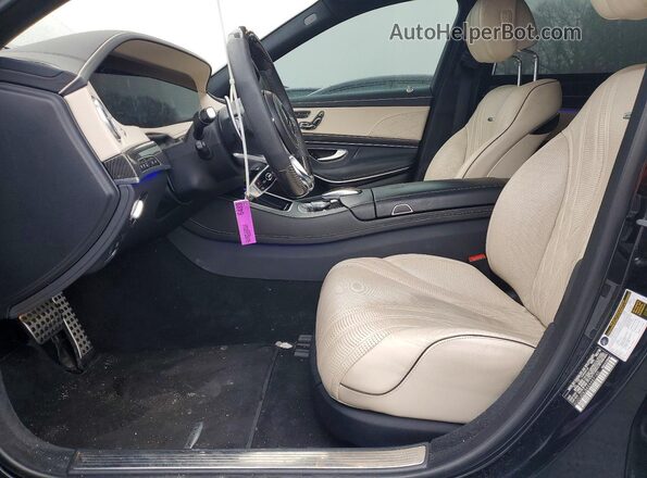 WDDUG8JB4KA447140 2019 MERCEDES-BENZ S Black Widok wnętrza z przodu