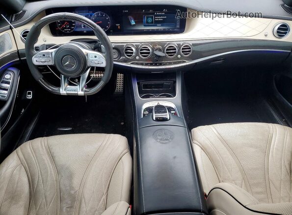 WDDUG8JB4KA447140 2019 MERCEDES-BENZ S Black Widok deski rozdzielczej