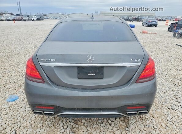 WDDUG8JB5JA409074 2018 MERCEDES-BENZ S Gray უკანა ხედი