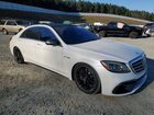 2019 Mercedes-benz S 63 Amg 4matic White vin: WDDUG8JB5KA480650