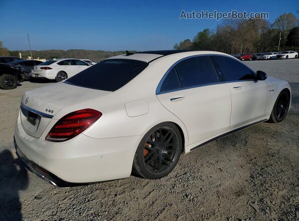 WDDUG8JB5KA480650 2019 MERCEDES-BENZ S White Задня права чверть