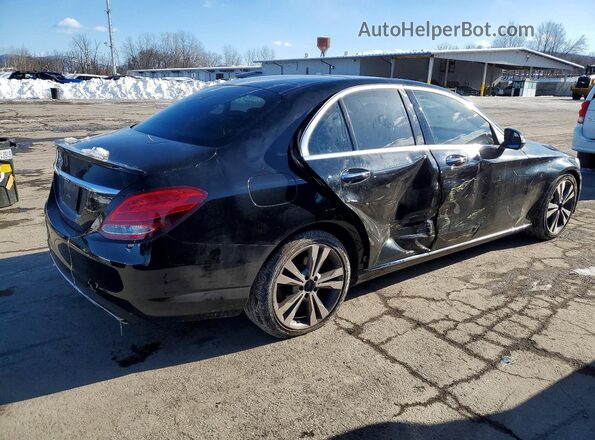 WDDWF4JB3JR376923 2018 MERCEDES-BENZ C Черный Задняя правая четверть