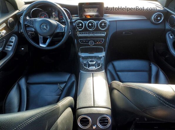 WDDWF4JB3JR376923 2018 MERCEDES-BENZ C Черный Вид панели приборов