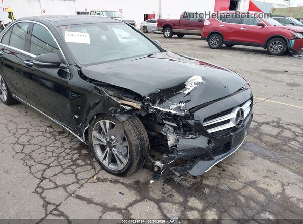 WDDWF4JB9JR420522 2018 MERCEDES-BENZ C-CLASS Black Вид спереду