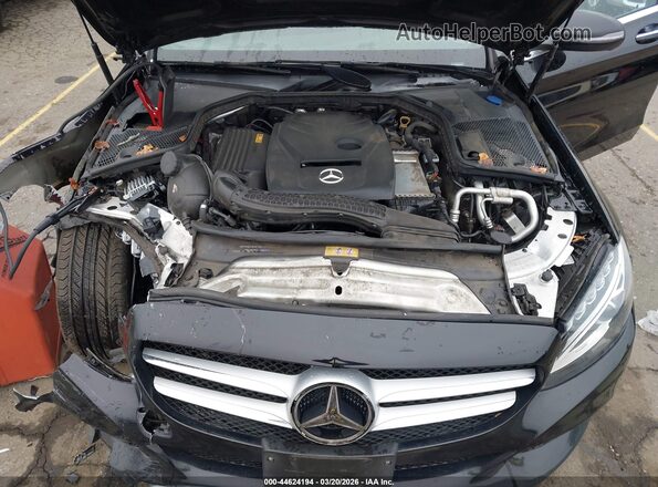 WDDWF4JB9JR420522 2018 MERCEDES-BENZ C-CLASS Black Вид ззаду