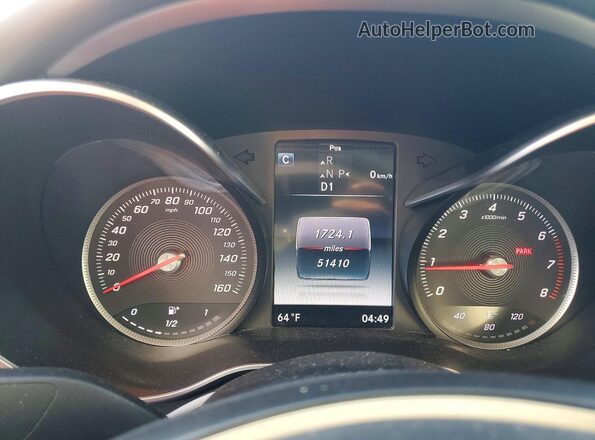 WDDWF4KB4HR259036 2017 MERCEDES-BENZ C Blue Widok zestawu wskaźników