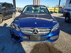 2017 Mercedes-benz C 300 4matic Blue vin: WDDWF4KB4HR259036