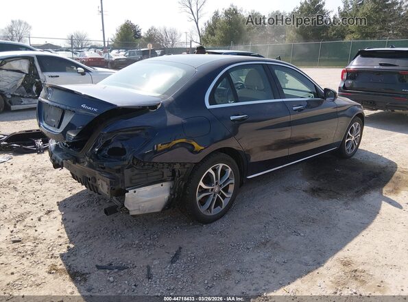 WDDWF4KB8GR126732 2016 MERCEDES-BENZ C-CLASS Blue Tył prawy