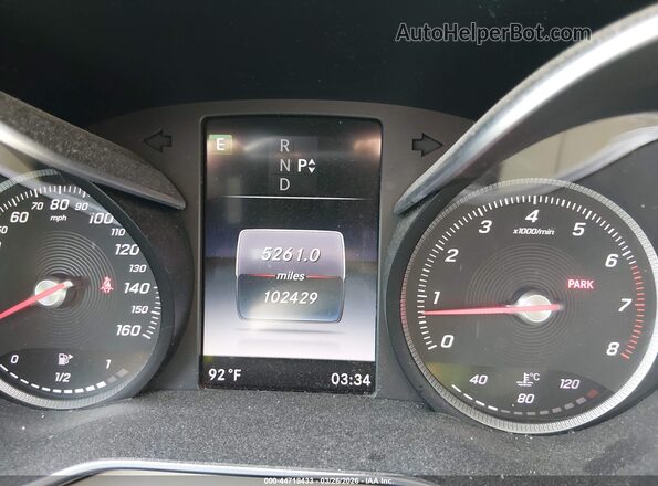 WDDWF4KB8GR126732 2016 MERCEDES-BENZ C-CLASS Blue Widok tylnych siedzeń