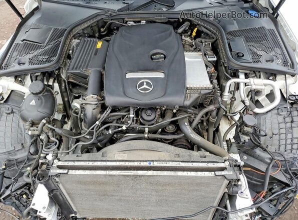 WDDWF4KB8JR409994 2018 MERCEDES-BENZ C Белый Вид задней части салона