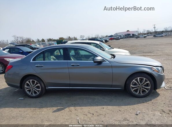 WDDWF4KBXJR389019 2018 MERCEDES-BENZ C-CLASS Серый Вид задней части салона