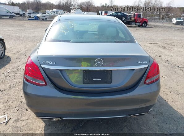WDDWF4KBXJR389019 2018 MERCEDES-BENZ C-CLASS Серый 