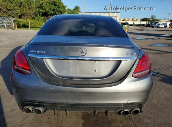 WDDWF6EB6LR559015 2020 MERCEDES-BENZ C Silver Widok z tyłu