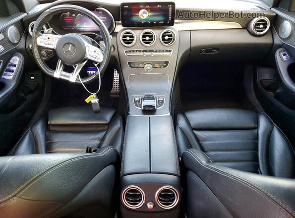WDDWF6EB6LR559015 2020 MERCEDES-BENZ C Silver Widok deski rozdzielczej