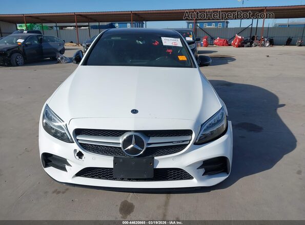 WDDWF6EBXLR563505 2020 MERCEDES-BENZ AMG C 43 Белый Вид задней части салона