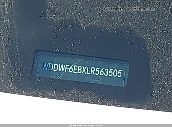 WDDWF6EBXLR563505 2020 MERCEDES-BENZ AMG C 43 Белый 