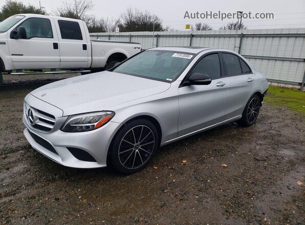 WDDWF8DB4LR549774 2020 MERCEDES-BENZ C Silver Przód lewy