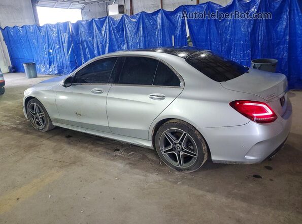 WDDWF8EB2KR483089 2019 MERCEDES-BENZ C Серебряный Задняя левая четверть