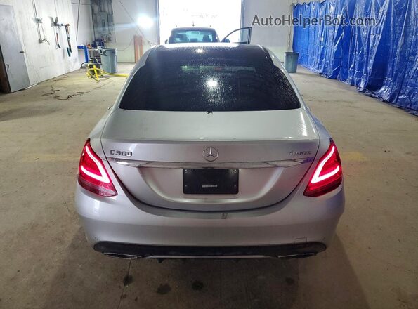 WDDWF8EB2KR483089 2019 MERCEDES-BENZ C Серебряный Вид сзади