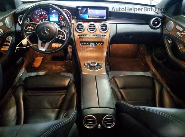 WDDWF8EB2KR483089 2019 MERCEDES-BENZ C Серебряный Вид панели приборов