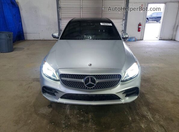 WDDWF8EB2KR483089 2019 MERCEDES-BENZ C Серебряный Вид спереди